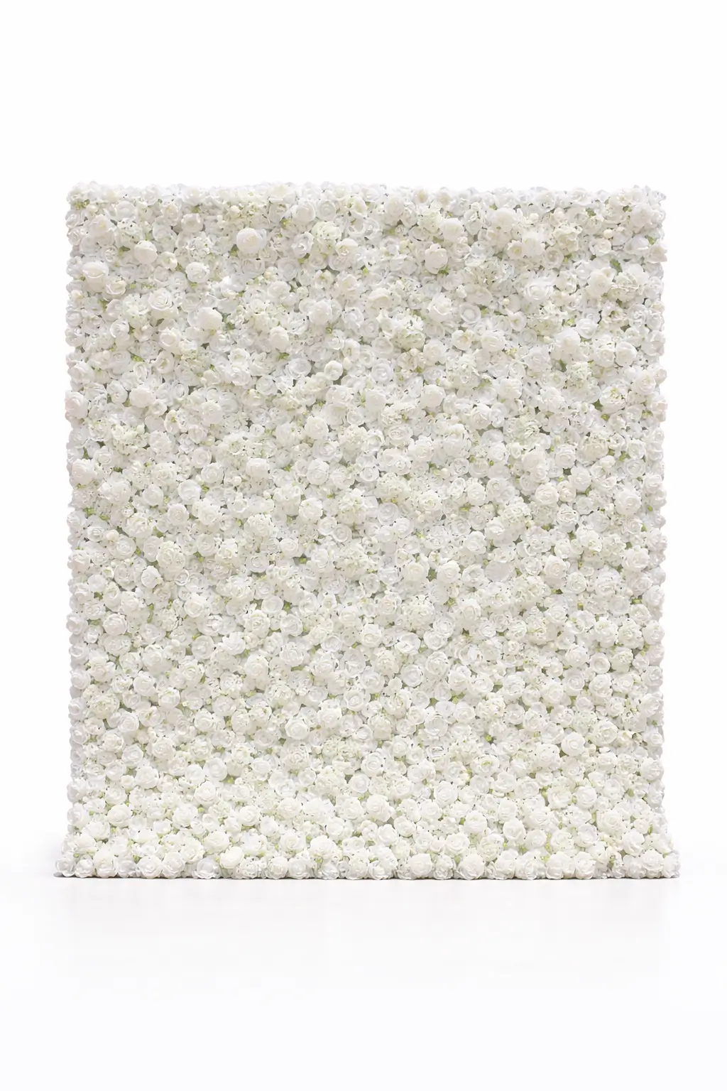 White floral wall backdrop rental for weddings in Chicagoland